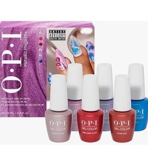 Brand New OPI Gel Color - Metallic Mega Mix Collection 6 Colors